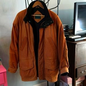 Men's suede coat